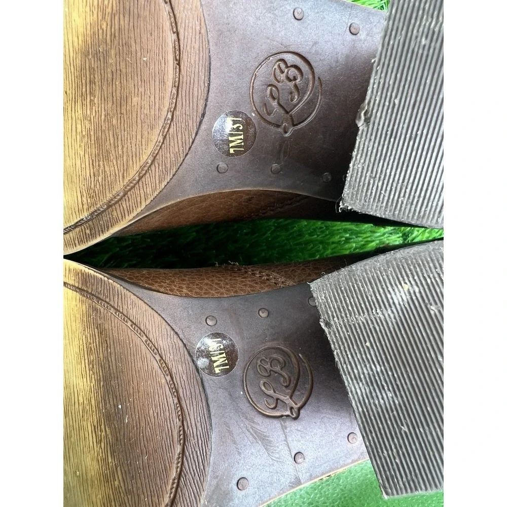 Lucky Brand Ankle High‎ Zip Boot Brown Womens Size 7M/37